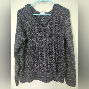 KNIT Heatherd gray sweater